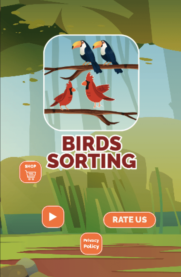 Bird Sort Puzzle unity source code