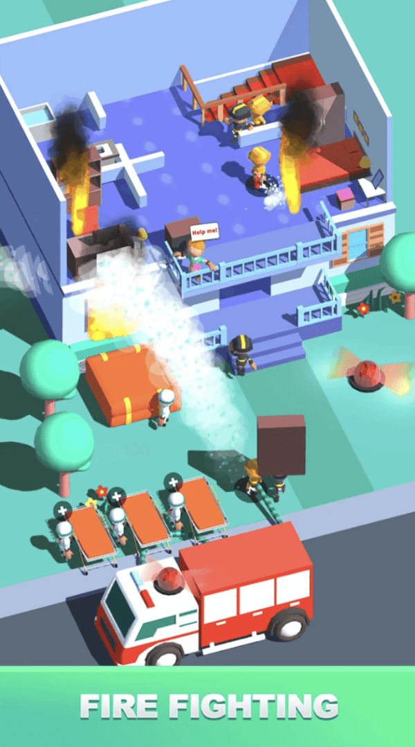 Idle Firefighter unity source code