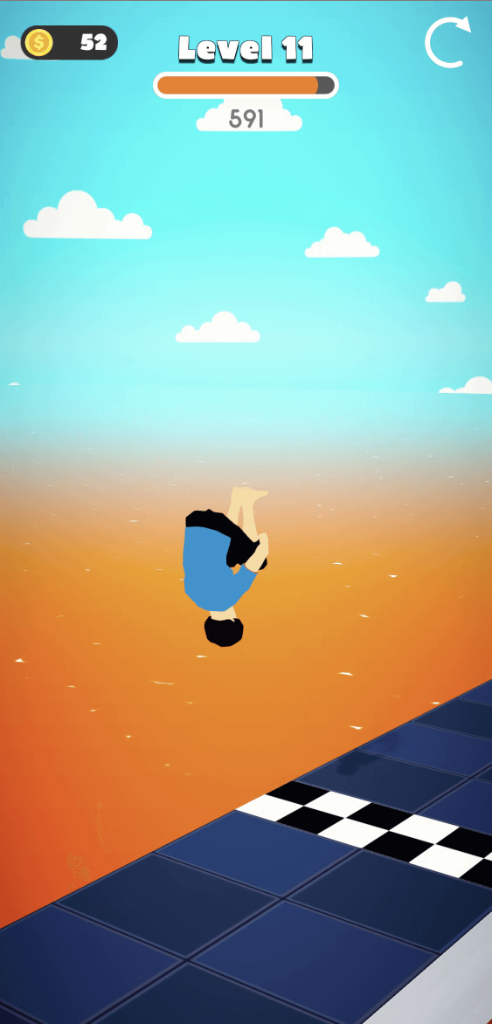 BackFlip 3D Jump Parkour | unity source code